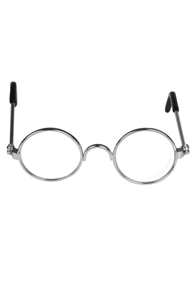 Amigurumi Cam Gözlük Şeffaf Metal Çerçeveli