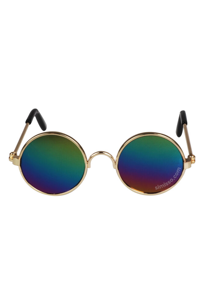 Amigurumi Cam Gözlük Aynalı Renkli