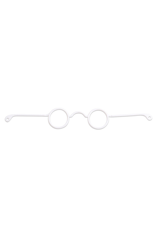 SİMİSSO - Amigurumi Gözlük 17 cm | Beyaz