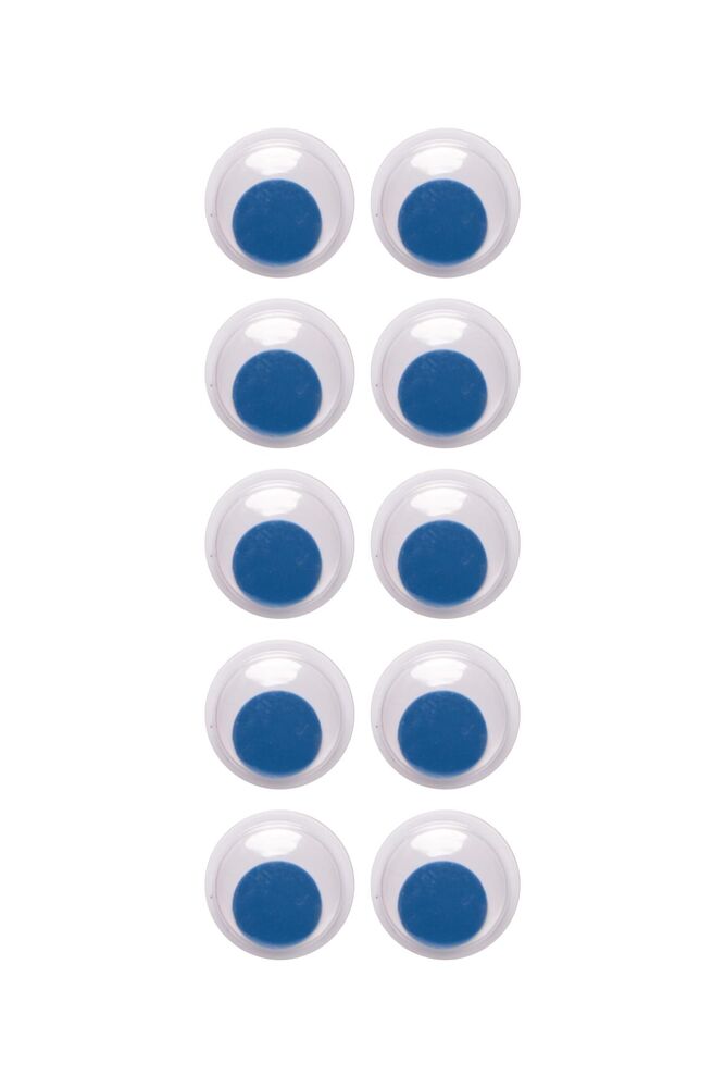 Amigurumi Oynar Göz 5 Çift 1,5 Cm Mavi