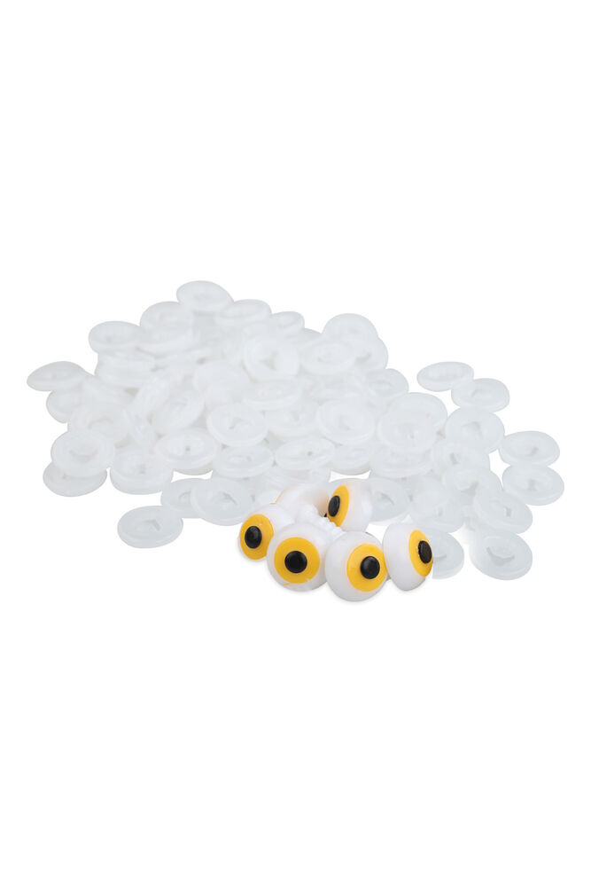 Amigurumi Safety Eyes 12 mm 100 pcs /Yellow