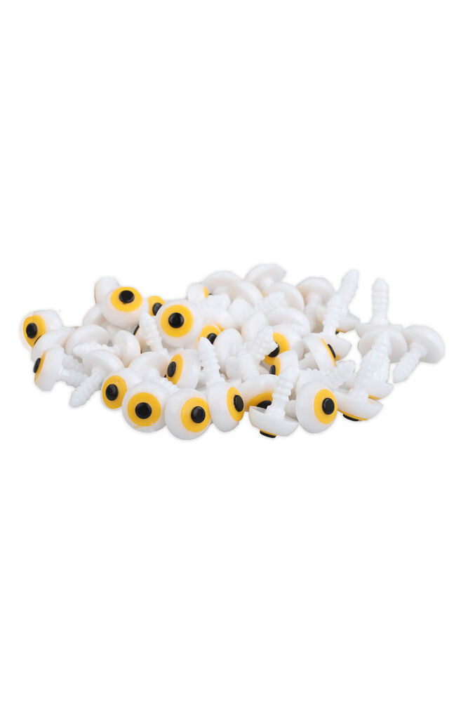Amigurumi Safety Eyes 12 mm 100 pcs /Yellow