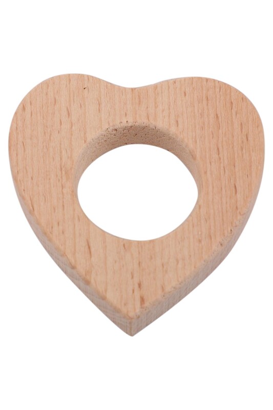 SİMİSSO - Amigurumi Heart Wooden Teether