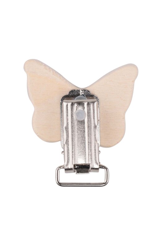 Butterfly Pacifier Clip 4 cm - Thumbnail