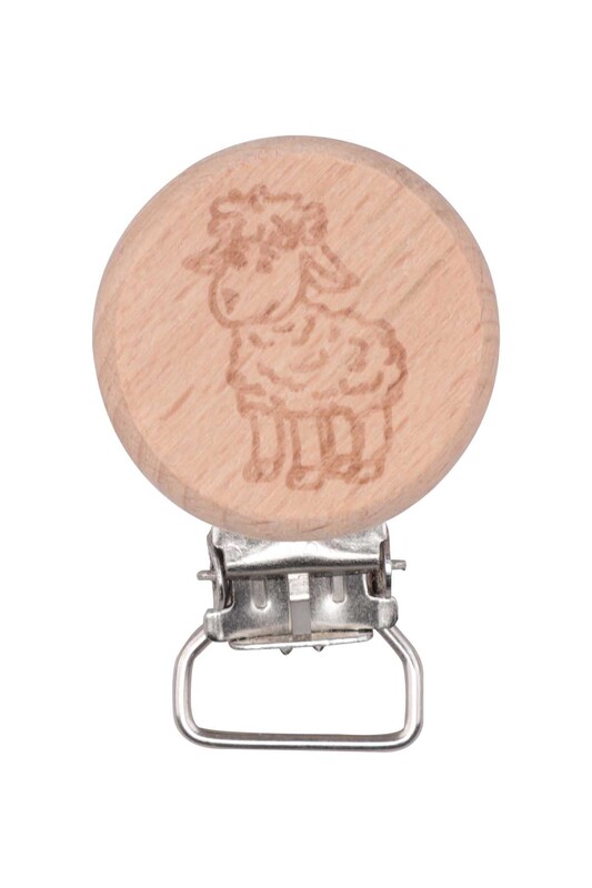 Lamb Pacifier Clip - Thumbnail