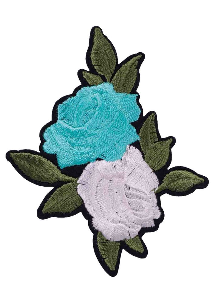 Rose Applique 919 | Blue
