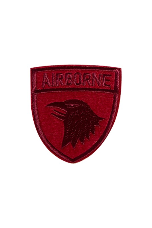 ÖNEL - Airborne Yazılı Arma | Kahverengi