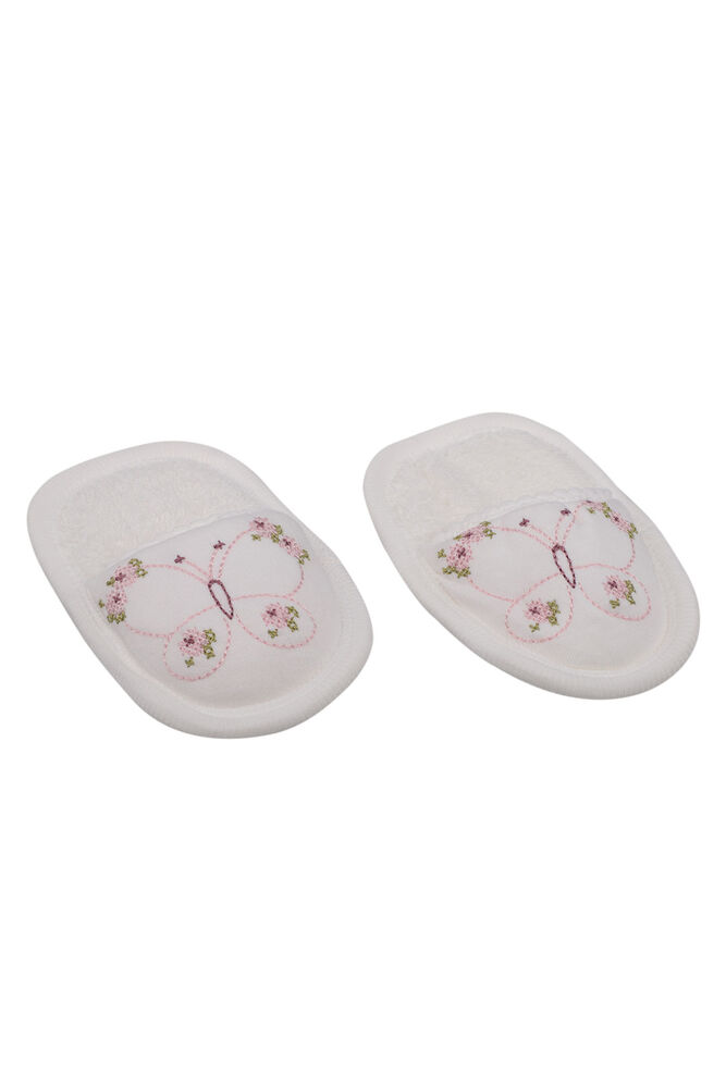 Butterfly Embroidered Set of 4 Baby Bathrobes | Pink