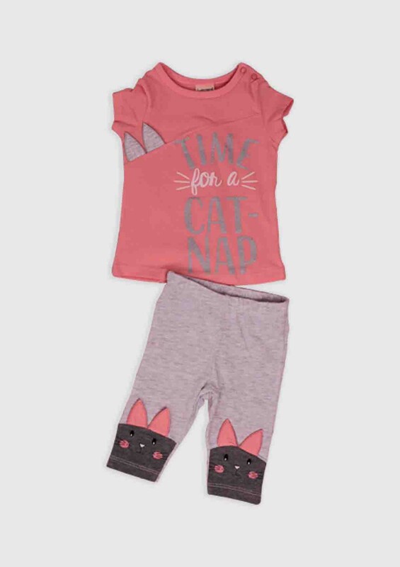 Luminoso - Luminoso Rabbit Printed Baby Set | Pink