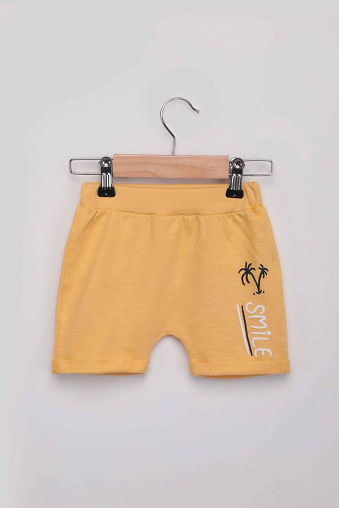 Smile Boy Short Set | Yellow