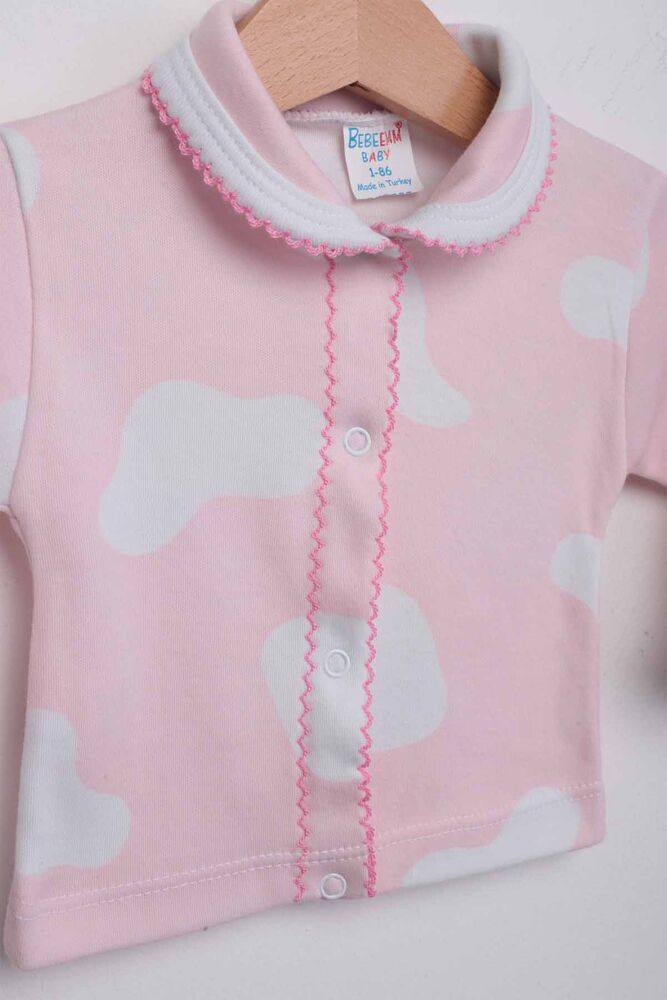 Patterned Baby Pajamas Set | Pink