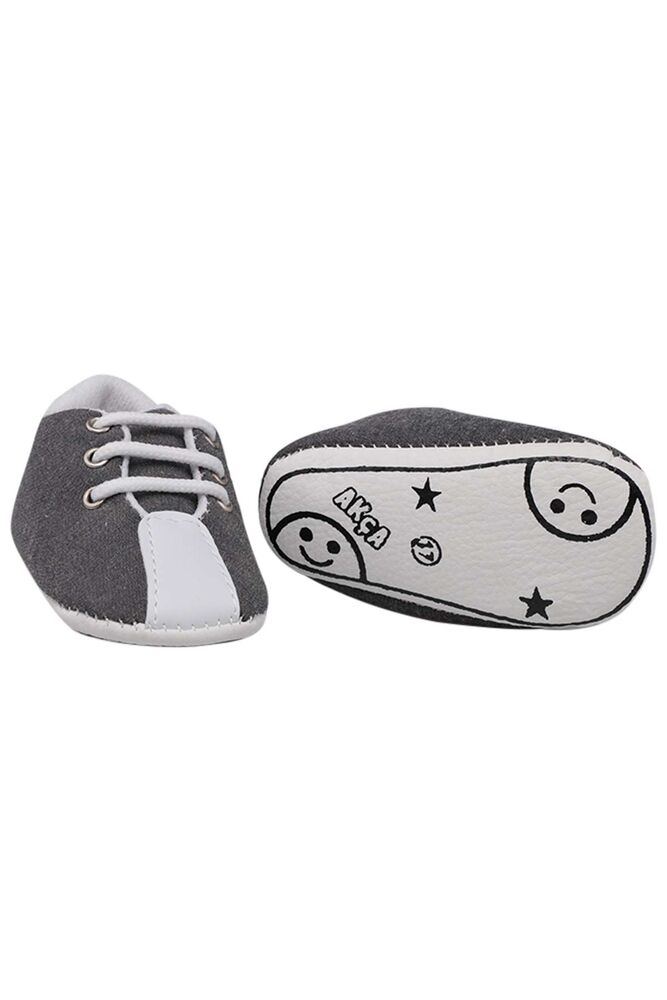 Lace-Up Baby Shoes | Grey