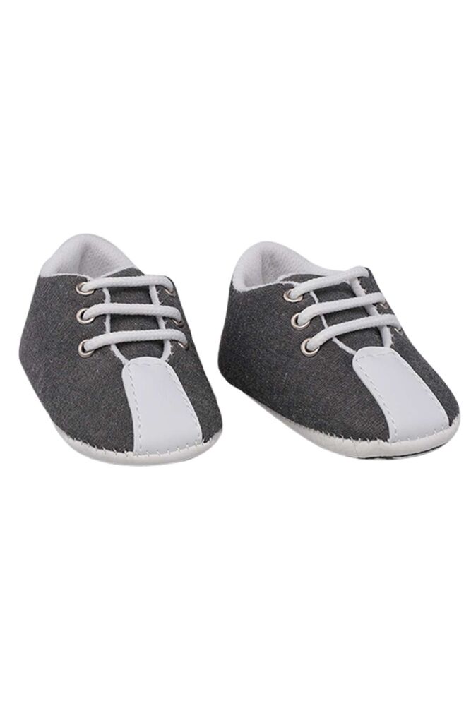 Lace-Up Baby Shoes | Grey