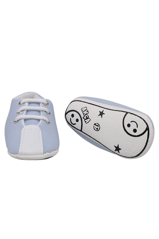 SİMİSSO - Lace-Up Baby Shoes | Blue