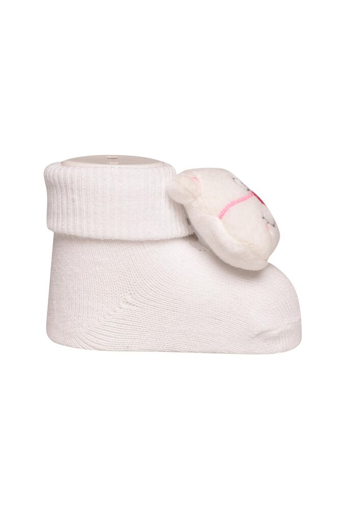 Çıngıraklı Bebek Çorap 07 | Beyaz