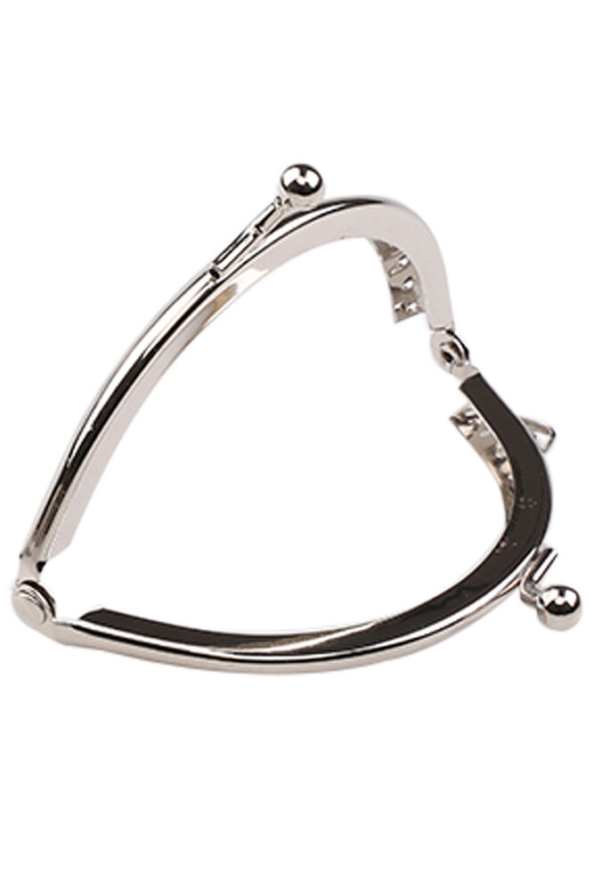Metal Çanta Klipsi Gümüş 8 cm