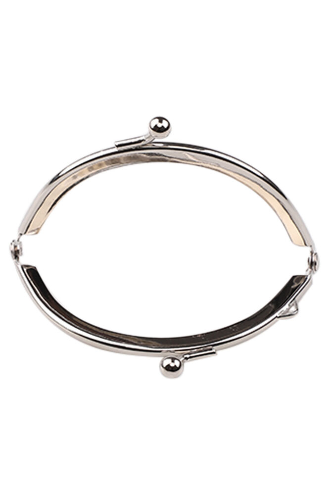 Metal Çanta Klipsi Gümüş 8 cm