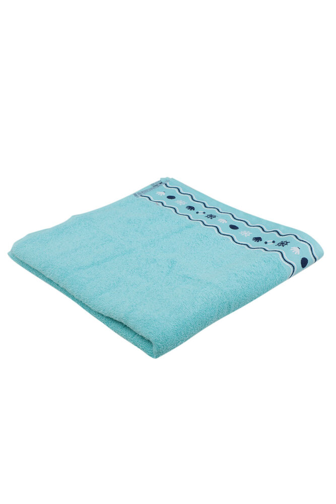 Fiesta Rudder Embroidered Bath Towel Turquoise 70*140