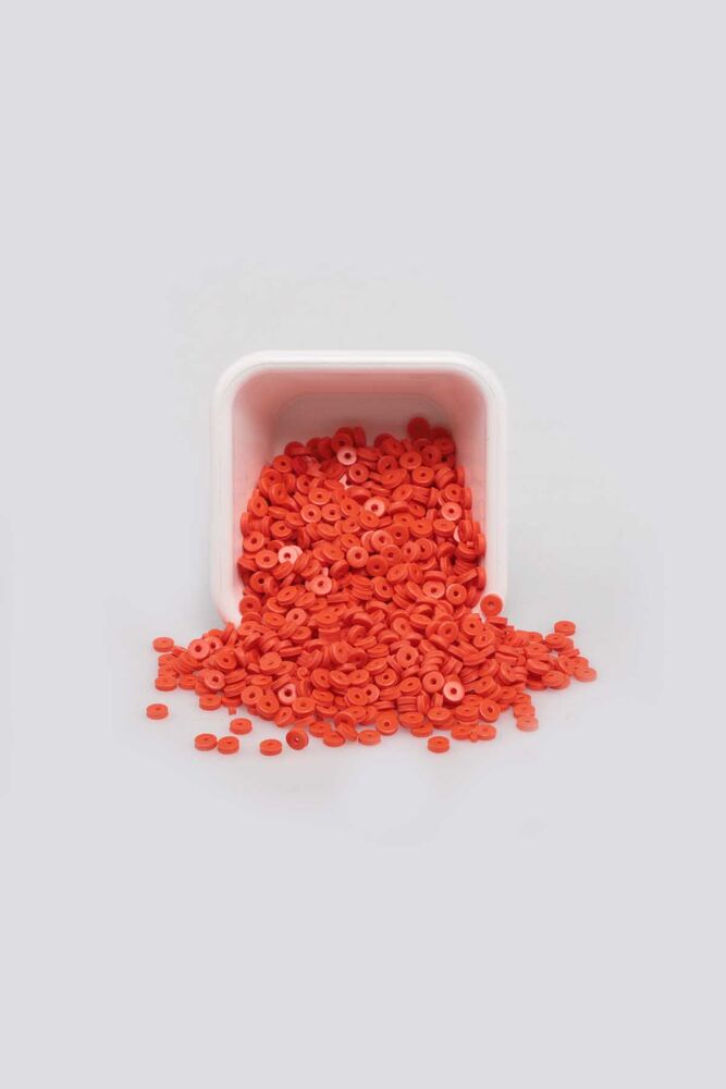 Yuvarlak Hamur Fimo Boncuk 4 mm | Turuncu