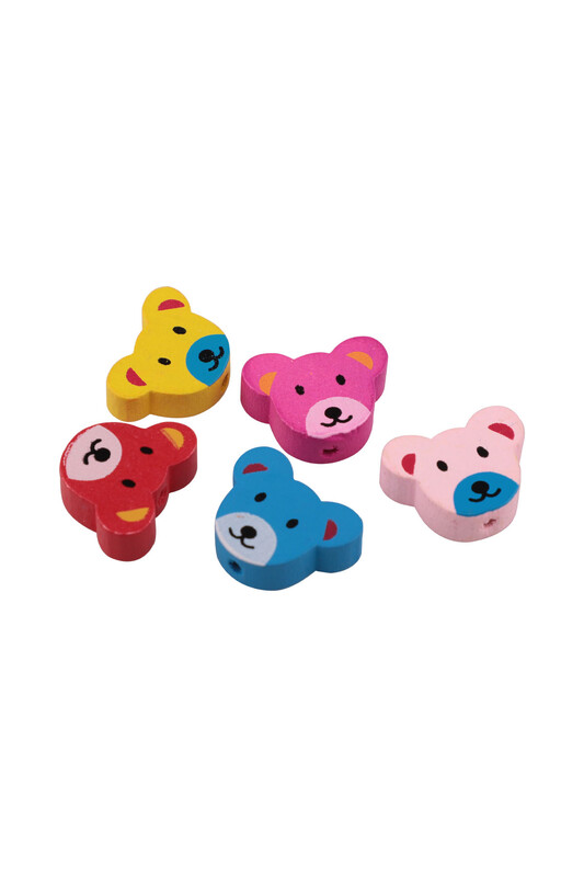 Teddy Pacifier Figure Colorful - Thumbnail