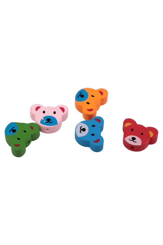 Teddy Pacifier Figure Colorful