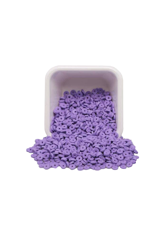 Yuvarlak Hamur Fimo Boncuk 4 mm | Lila