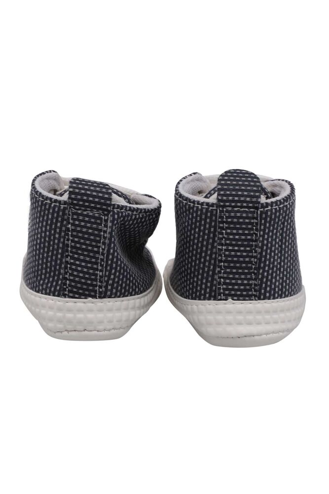 Kareli Bağcıklı Bebek Ayakkabısı | İndigo