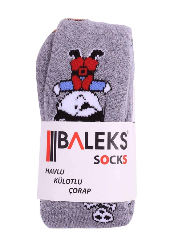 BALEKS - Baleks Havlu Külotlu Çorap 328 | Gri