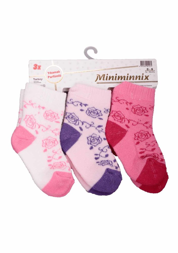 Miniminnix Çorap 3 ' lü 007 | Karışık