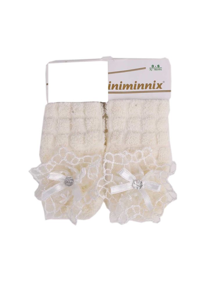 Miniminnix Havlu Çorap 355 | Krem