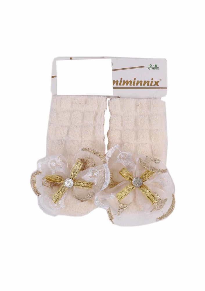 Miniminnix Havlu Çorap 353 | Krem