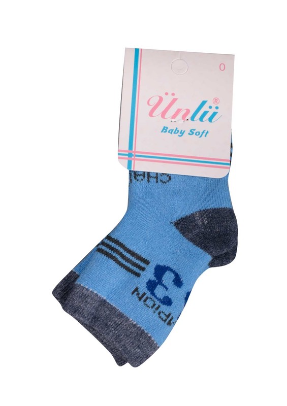 ÜNLÜ BABY - Ünlü Baby Çorap 001 | Mavi