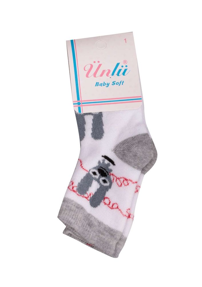 Ünlü Baby Çorap 002 | Gri