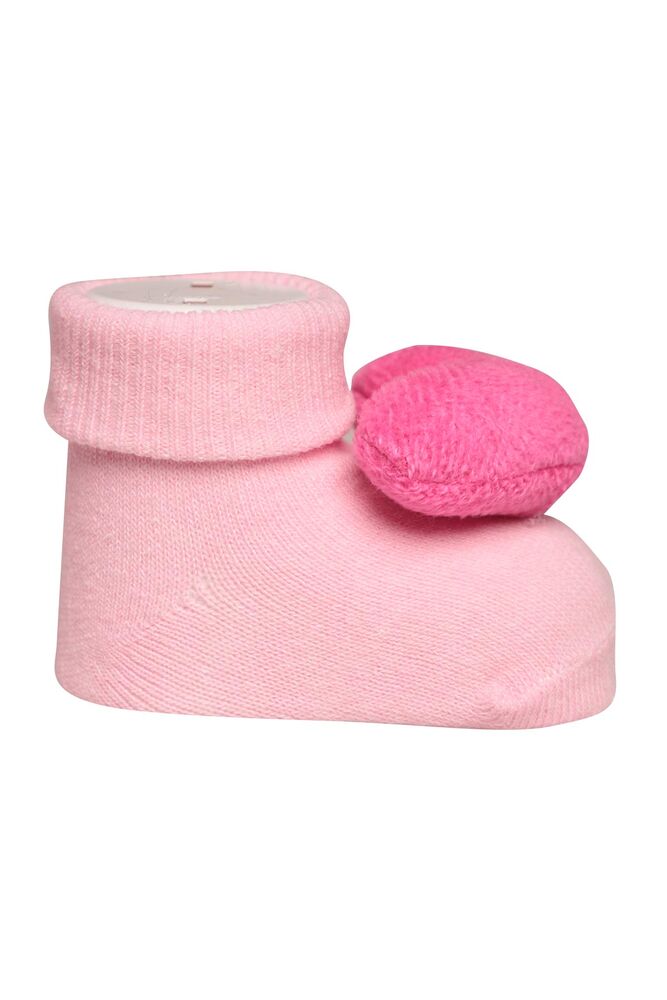 Çıngıraklı Bebek Çorap 02 | Pembe