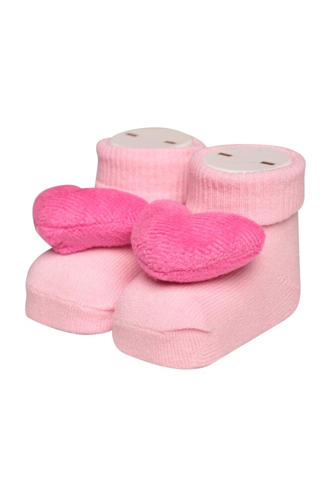 Çıngıraklı Bebek Çorap 02 | Pembe