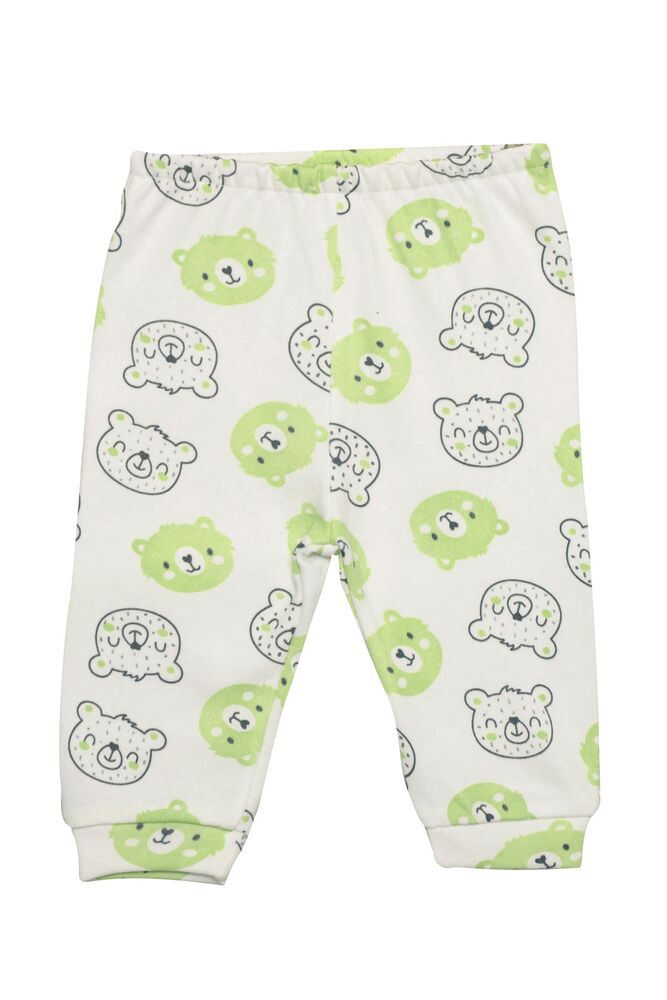 Ayıcık Baskılı Bebek Pijama Takımı 85 | Yeşil