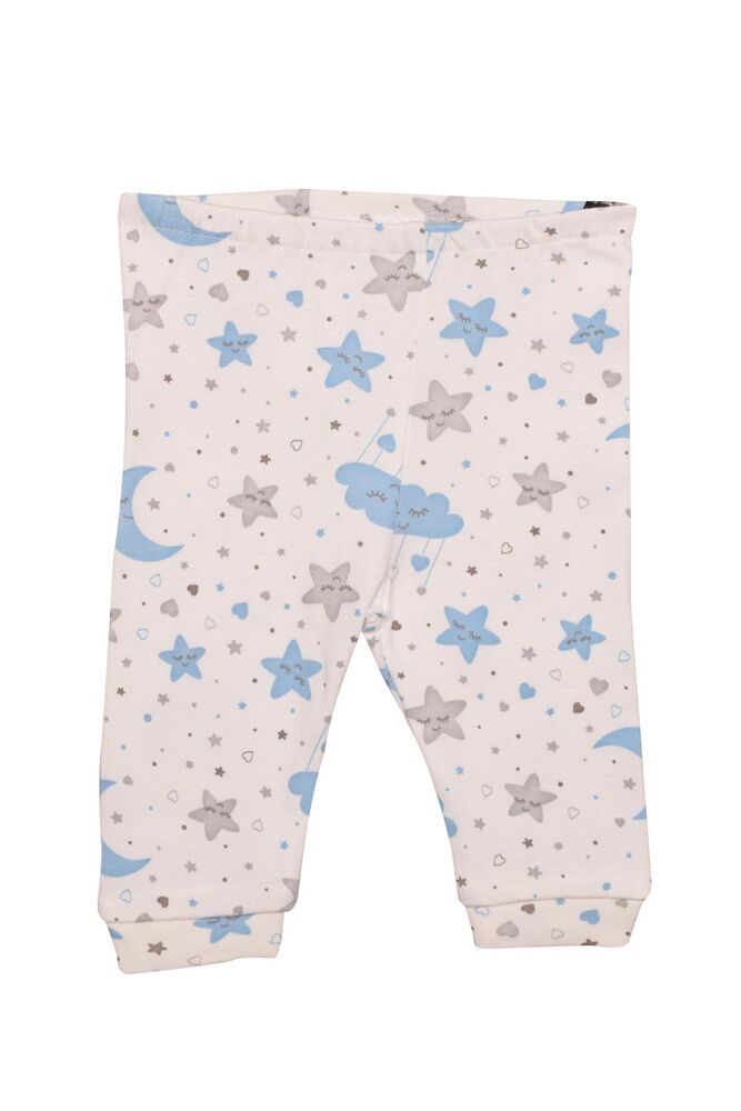 Yıldız Baskılı Bebek Pijama Takımı 85 | Mavi
