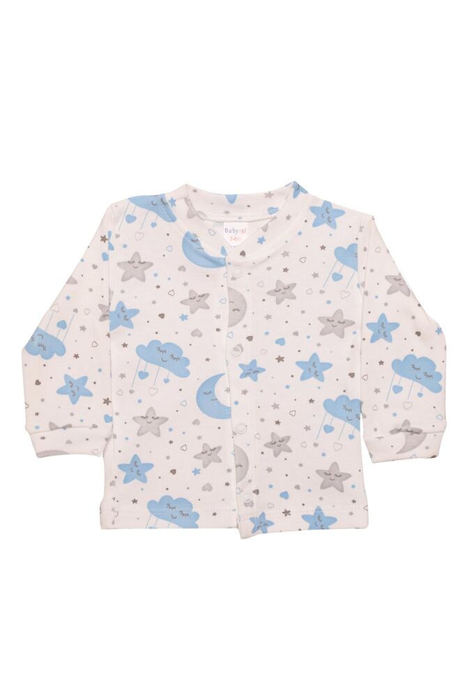 Yıldız Baskılı Bebek Pijama Takımı 85 | Mavi