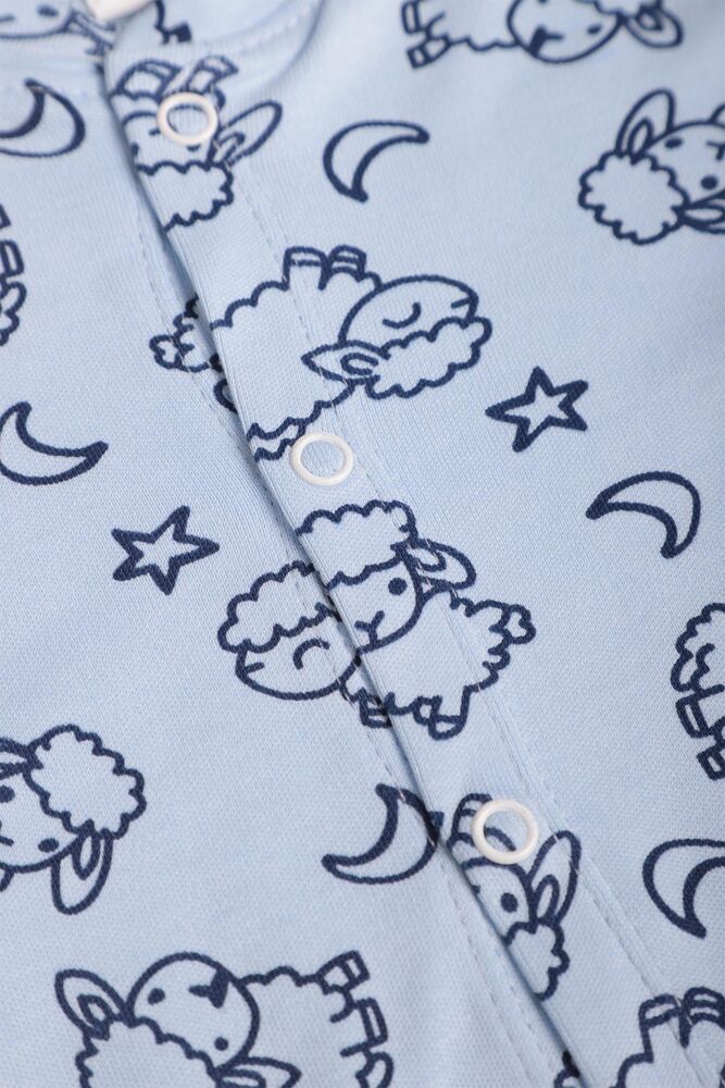 Kuzucuk Baskılı Bebek Pijama Takım 85 | Mavi
