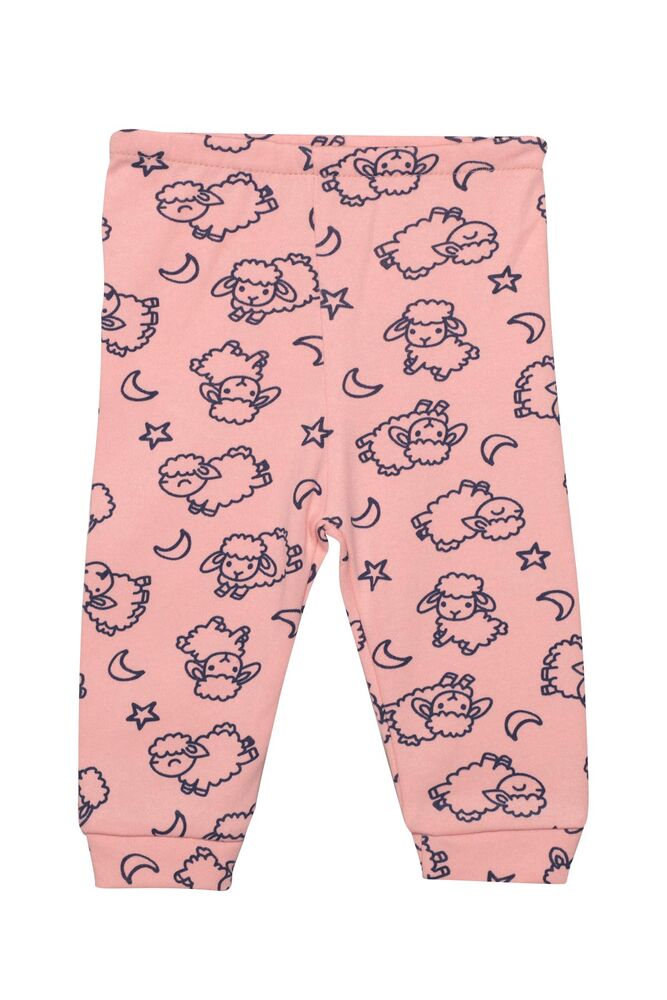 Kuzucuk Baskılı Bebek Pijama Takım 85 | Pudra