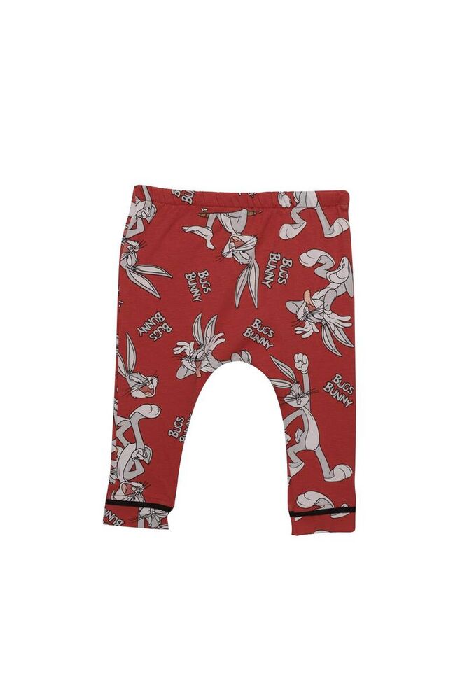 Baskılı Bebek Pijama Takımı 7633 | Kırmızı