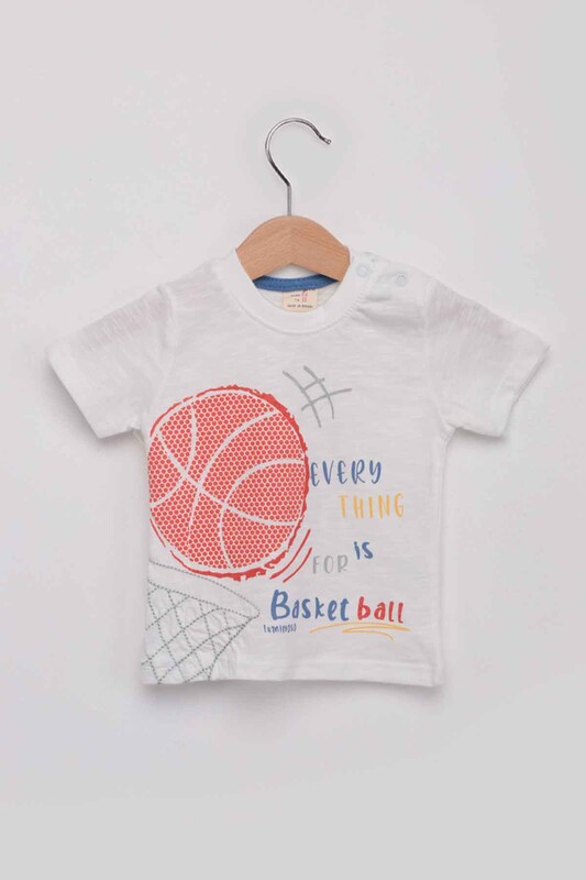 Basketball Erkek Çocuk Şortlu Takım | Mavi - Thumbnail