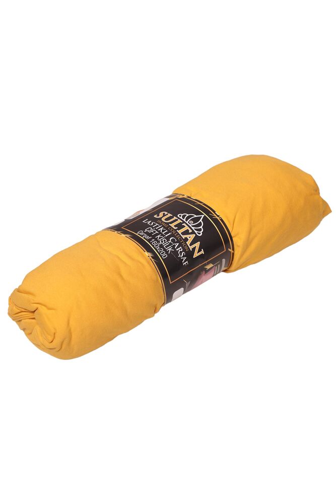 Elastic Double Bed Sheet 160x200 | Mustard