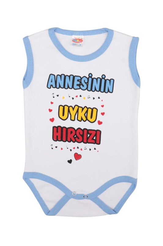 MİNİSOFT - Text Printed Baby Underwear | Blue