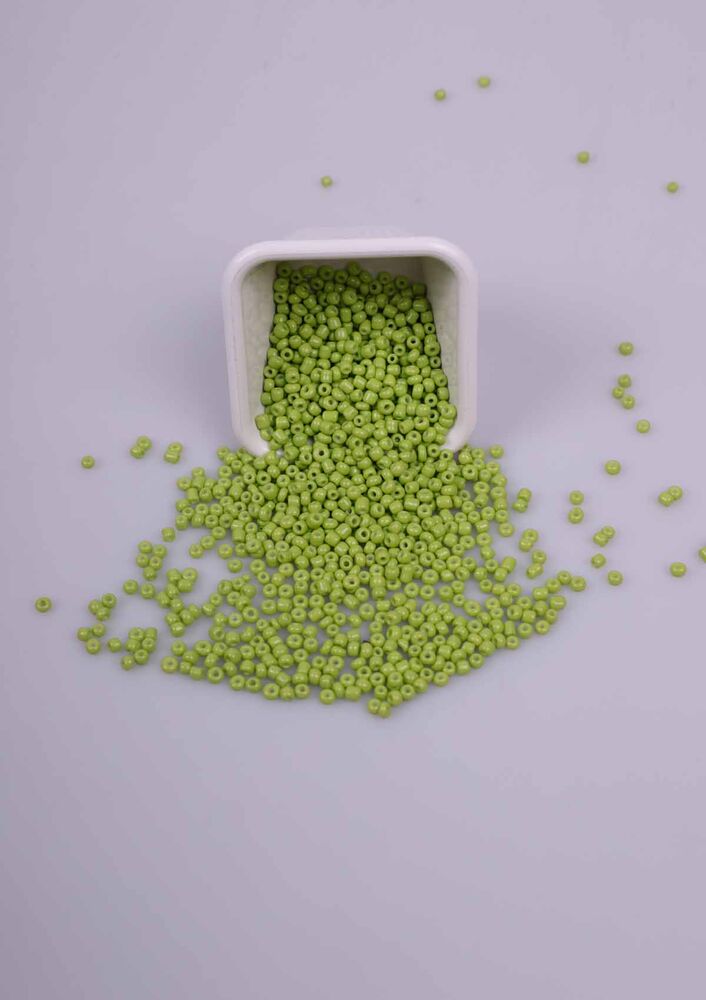 Küçük Cam Boncuk 50 Gram 3 mm | Yeşil