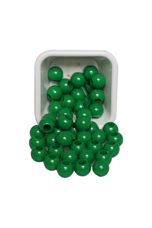 SİMİSSO - Orta Boy Makrome Boncuk 50 gr 001 | Yeşil
