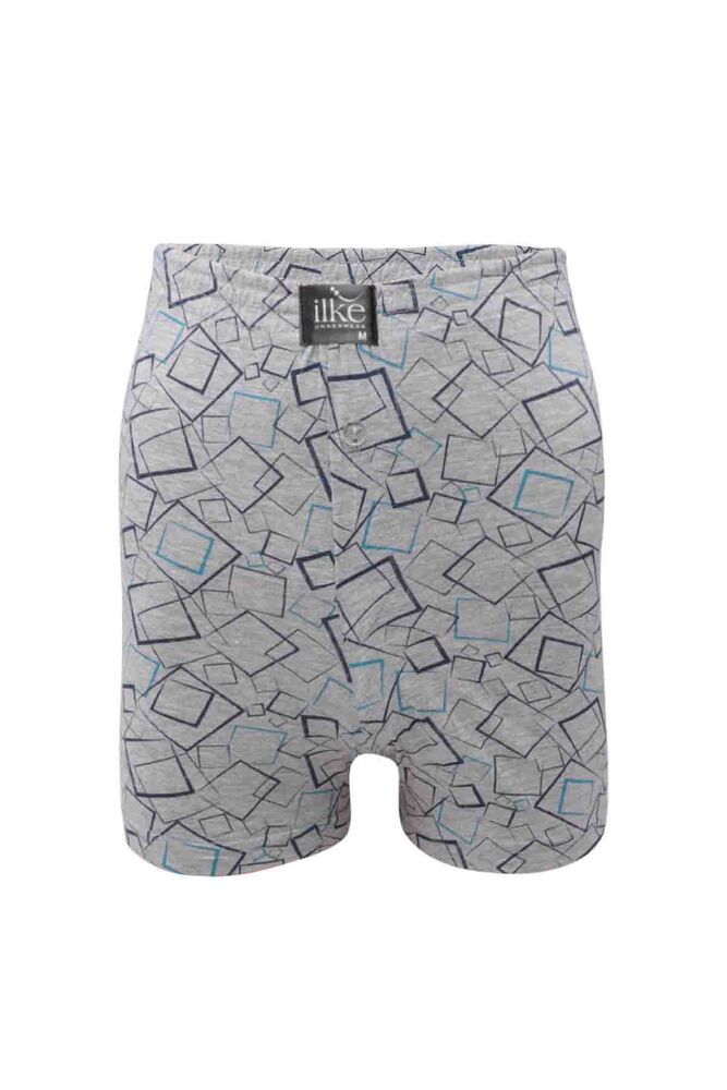 İlke Patterned Boxer 033 | Gray