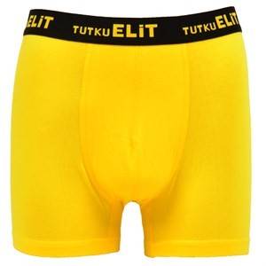 TUTKU ELİT - Tutku Elit Modal Elastane Sport Man Boxer 1252 | Yellow