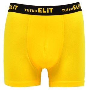 Tutku Elit Modal Elastane Sport Man Boxer 1252 | Yellow