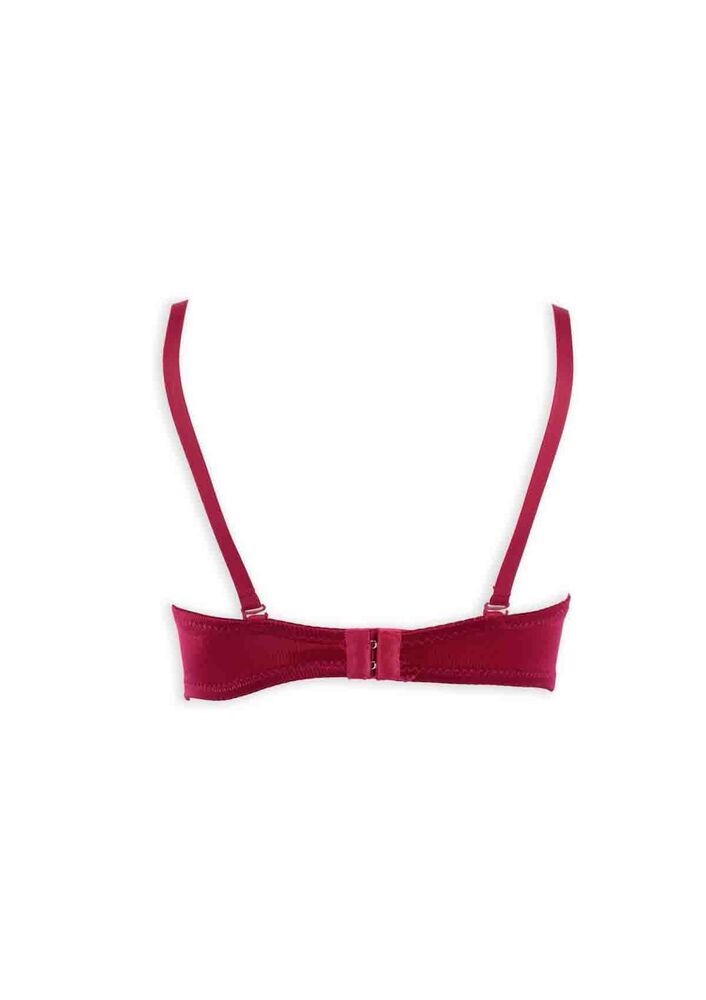 Unspported Laced Bra | Bordeaux
